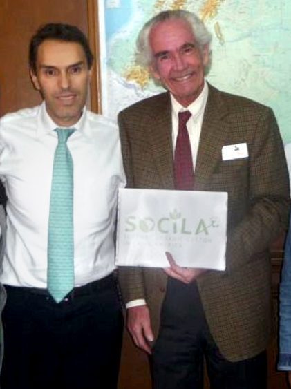 Con Ricardo Sánchez, Viceministro de Agricultura, Bogotá Colombia 2010